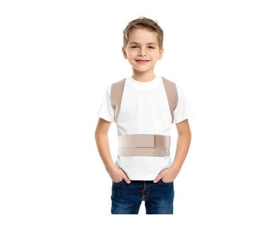 Изображение  Corset for posture correction for children TIANA Type 652 (beige) size 1 42 - 52 cm/20 cm, Size: 1