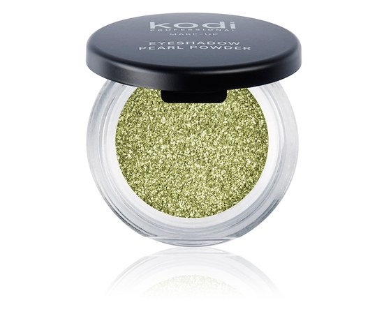 Зображення  Тіні для повік із шиммером Kodi Eyeshadow Diamond Pearl Powder 09 Green fever, 2 г, Об'єм (мл, г): 2, Цвет №: 09