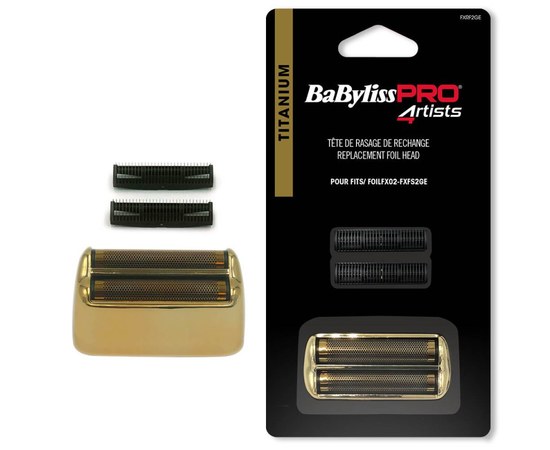 Изображение  BaByliss Foil Head & Cutter for Shaver Foil FX2 Gold