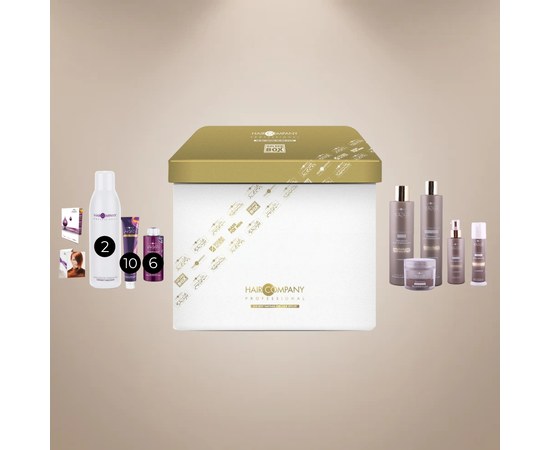 Изображение  Базовый набор акционный Hair Company GOLDEN BOX PROFESSIONAL