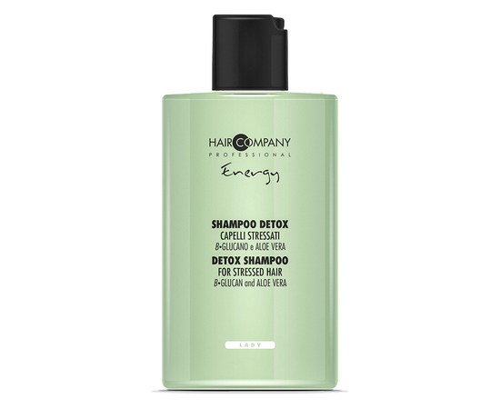 Изображение  Шампунь-детокс для поврежденных волос 35+ Hair Company Crono Age Energy Lady Detox Shampoo, M2, 300 мл
