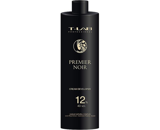 Зображення  Крем-проявник T-LAB Professional Premier Blanc Cream Developer 12% 40 vol, 1000 мл