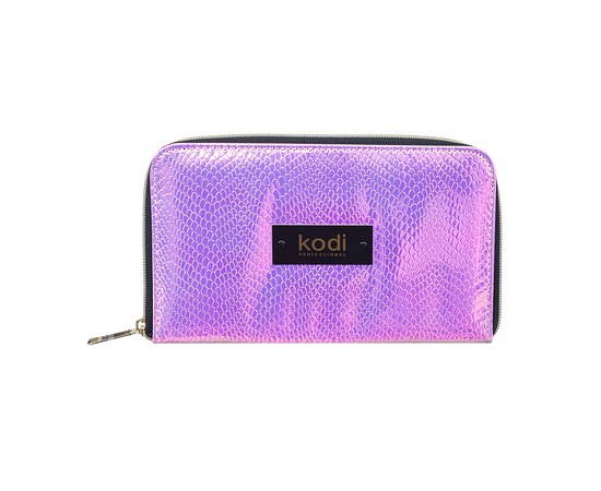 Изображение  Чехол для кистей на молнии Kodi №3 серебристо-фиолетовый