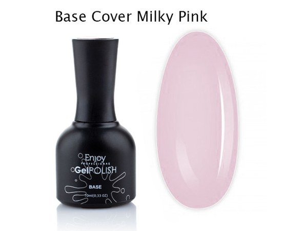Изображение  База камуфлирующая Enjoy Professional Base Cover Milky Pink, 10 мл