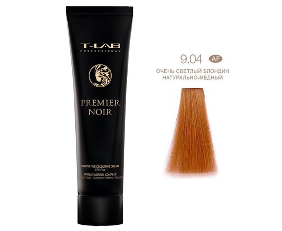 Изображение  TLAB Крем-фарба Premier Noir colouring cream 9.04 very light natural copper blonde 100 ml, Volume (ml, g): 100, Color No.: 9.04