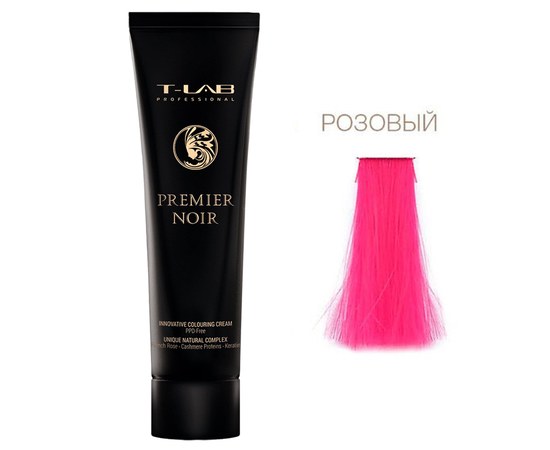 Изображение  Крем-краска для волос T-LAB Professional Premier Noir Innovative Colouring Cream 100 мл, Pink, Объем (мл, г): 100, Цвет: Pink