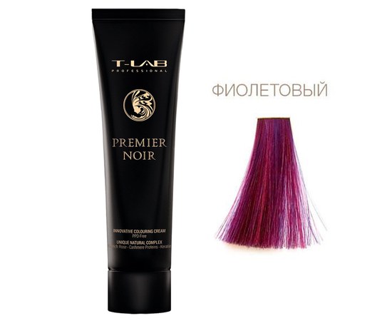 Изображение  Крем-краска для волос T-LAB Professional Premier Noir Innovative Colouring Cream 100 мл, Violet, Объем (мл, г): 100, Цвет №: Violet