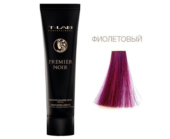 Изображение  Крем-краска для волос T-LAB Professional Premier Noir Innovative Colouring Cream 100 мл, Violet, Объем (мл, г): 100, Цвет: Violet