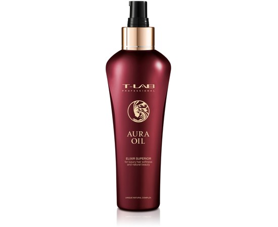Зображення  Еліксир для розкішної м'якості та природної краси T-LAB Professional Aura Oil Elexir Superior 150 мл