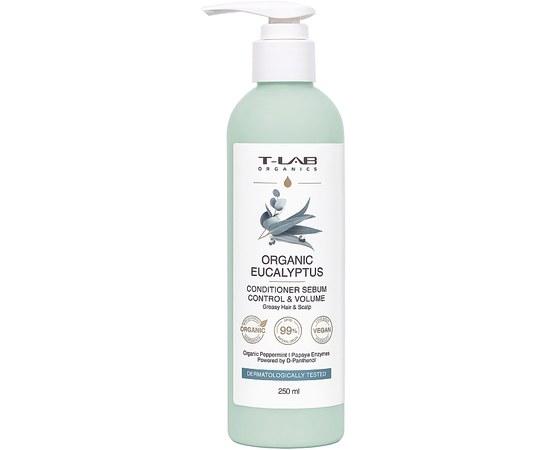 Изображение  TLAB Кондиціионер для жирного волосся  Organic Eucalyptus Conditioner 250 ml