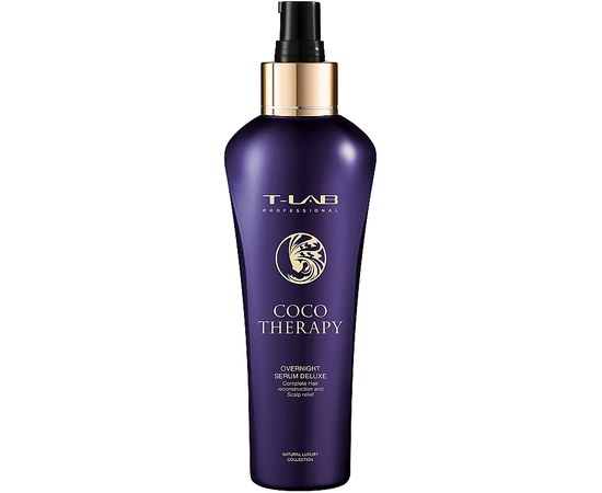 Изображение  Сыворотка для волос T-Lab Professional Coco Therapy Overnight Serum Deluxe 150 мл