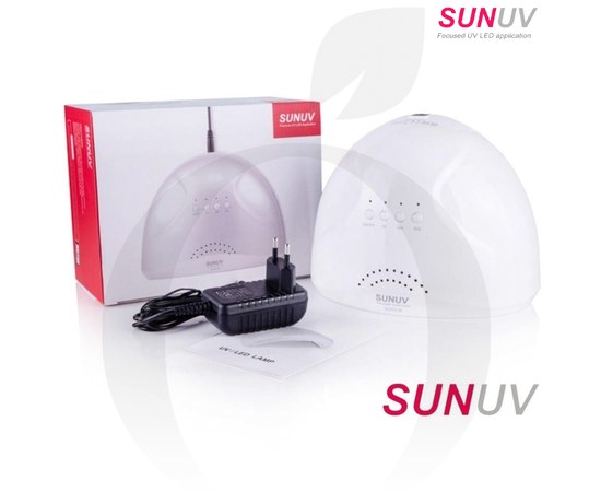 Зображення  Лампа для манікюру SUNUV SUN 1 UV+LED 48 Вт, білий