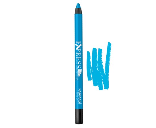 Зображення  Водостійкий олівець для очей Farmasi Express 06 Блакитний 9700728