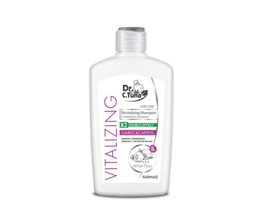 Изображение  Shampoo with garlic extract Farmasi Vitalizing, 500 ml