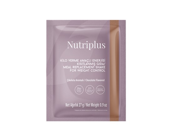 Изображение  Portion of cocktail for weight control chocolate-flavored Farmasi Nutriplus, 27 g