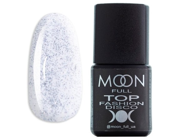 Изображение  Top for gel polish without a sticky layer Moon Full Fashion Disco Top, 15 ml, Volume (ml, g): 15