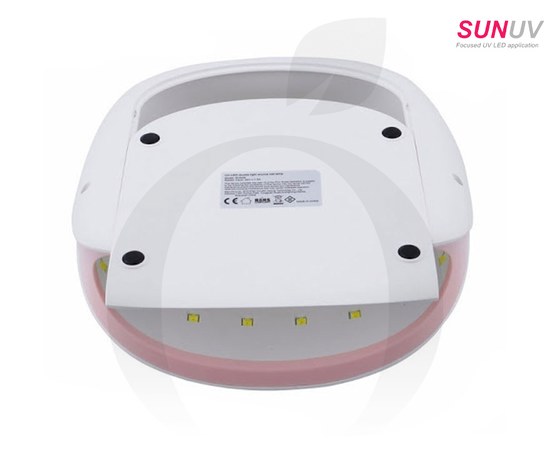 Изображение 5 Лампа для маникюра SUNUV SUN 4S White&Pink UV+LED Smart 2.0 48 Вт, бело-розовый