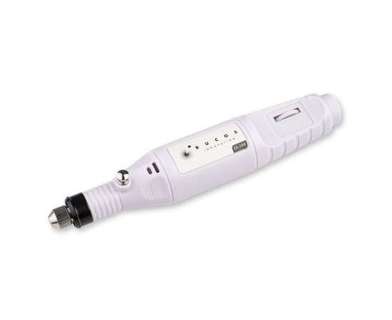 Изображение 3 Portable milling cutter handle for manicure BUCOS ZS-100 9 W 20000 rpm. white (+6 cutters)
