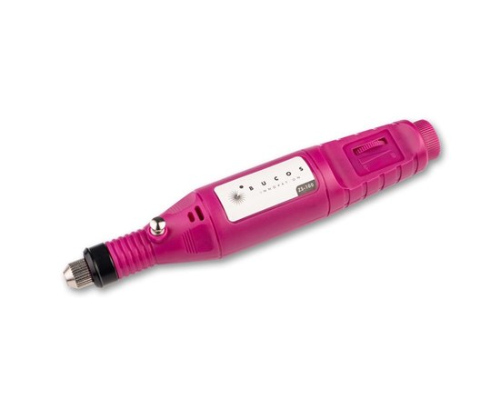 Изображение 3 Portable milling cutter handle for manicure BUCOS ZS-100 9 W 20000 rpm. pink (+6 cutters)