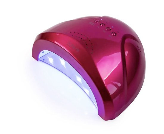 Зображення  Лампа для нігтів та шелаку SUN 1 UV+LED 48 Вт, Малинова