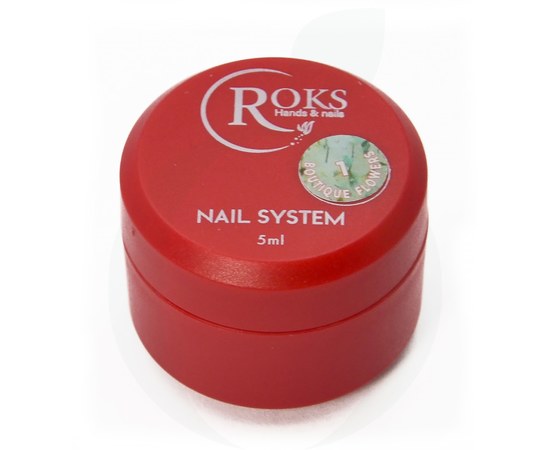 Изображение 3 ROKS Гель Boutigue Flowers 5 g № 1 (банка) сухоцвіт, Volume (ml, g): 5, Options: 1