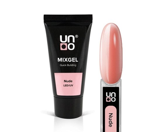 Изображение  Polyacrylic gel Uno Mixgel Quick Building Nude, 30 g, Volume (ml, g): 30, Color No.: Nude