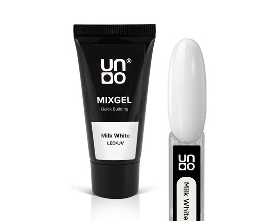 Изображение  Polyacrylic gel Uno Mixgel Quick Building Milk White, 30 g, Volume (ml, g): 30, Color No.: Milk White