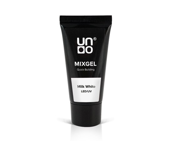 Изображение 2 Polyacrylic gel Uno Mixgel Quick Building Milk White, 30 g, Volume (ml, g): 30, Options: Milk White