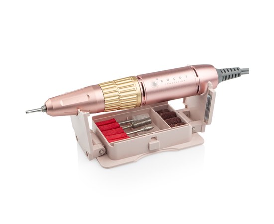 Изображение 4 Фрезер для маникюра BUCOS Nail Drill X3 PRO 65Вт/35000 об, Powdery