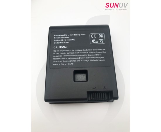 Зображення 2 Акумулятор для лампи SUN 7 special battery, 2500 mAh