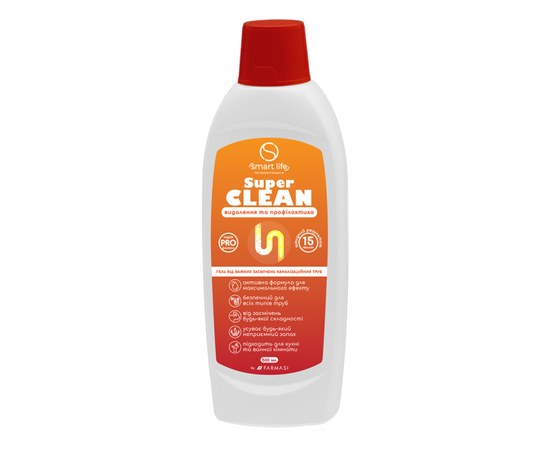 Изображение  Gel for sewage cleaning Farmasi Smart Life, 500 ml