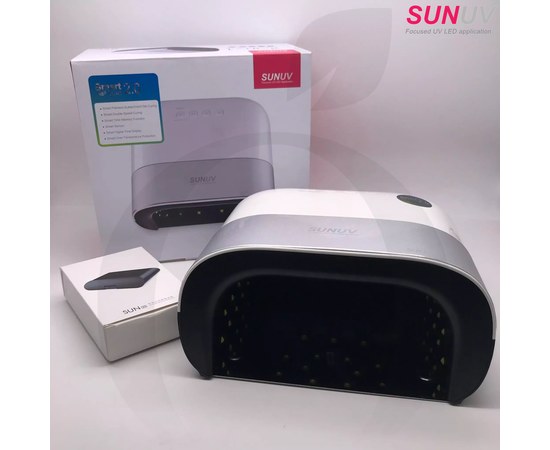 Зображення  Лампа для манікюру SUNUV 3S UV+LED Smart 2.0 48 Вт, білий