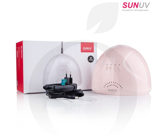 Изображение  Лампа для маникюра SUNUV SUN 1 UV+LED 48 Вт, розовый