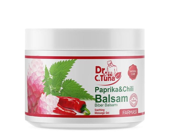 Изображение  Massage gel with paprika extract Farmasi, 500 ml