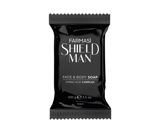 Изображение  Мужское мыло для лица и тела Farmasi Shield Man Amino Acid, 100 г