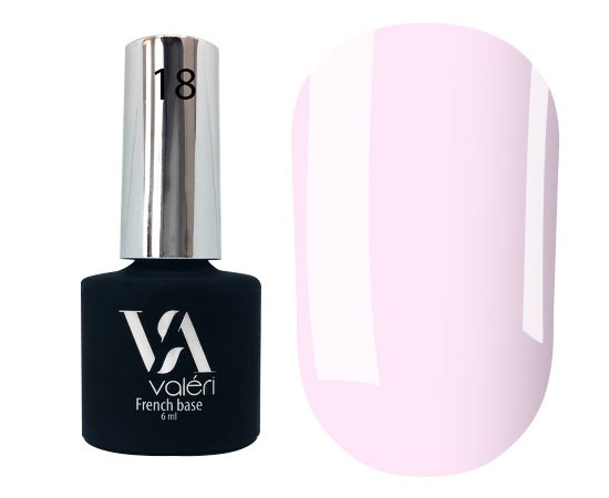 Изображение  Base for gel polish Valeri French Base 6 ml, № 18, Volume (ml, g): 6, Color No.: 18