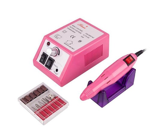 Изображение 2 Milling cutter for manicure Lina Mercedes 2000 12 W 20 000 rpm, Pink
