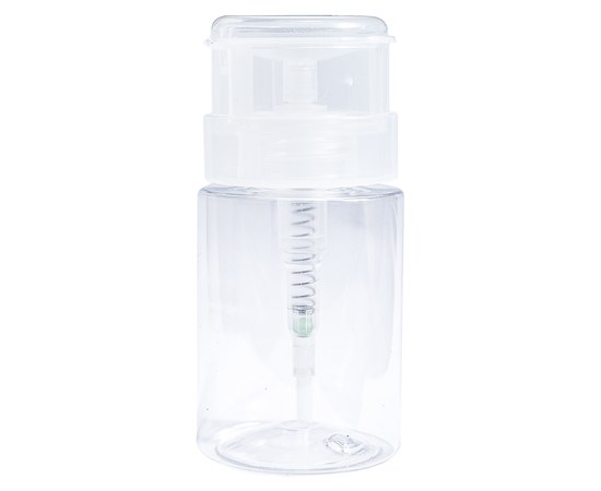 Изображение  Bottle with pump dispenser D43 transparent, 100 ml
