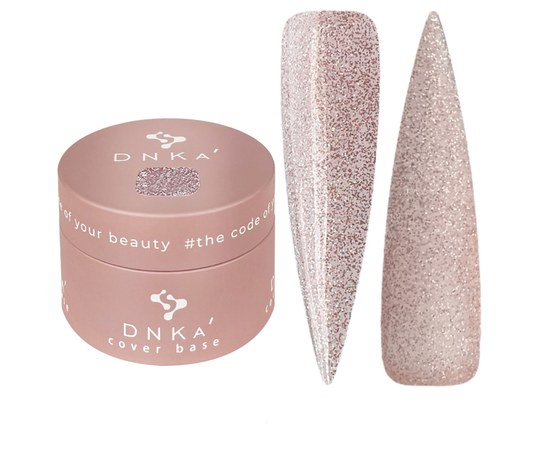 Изображение  Color base DNKa Cover №041 Stunning Beige-peach with holographic shimmer, 30 ml, Volume (ml, g): 30, Color No.: 41