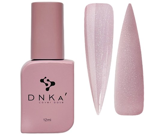 Изображение  База цветная DNKa Cover №008 Magical Фиолетово-розовый с голограммным шимером, 12 мл, Объем (мл, г): 12, Цвет №: 008