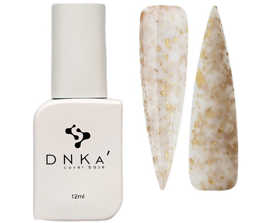 Изображение  Color base DNKa Cover №011 Famous Milk with pieces of golden melt, 12 ml, Volume (ml, g): 12, Color No.: 11