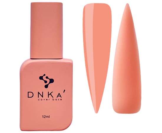 Изображение  База цветная DNKa Cover №017 Kind Светло-оранжевый, 12 мл, Объем (мл, г): 12, Цвет №: 017