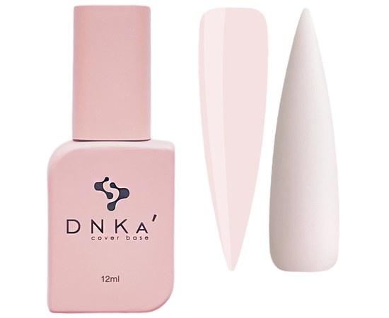 Зображення  База кольорова DNKa Cover №039 Sensual Молочний ніжно-рожевий, 12 мл, Об'єм (мл, г): 12, Цвет №: 039