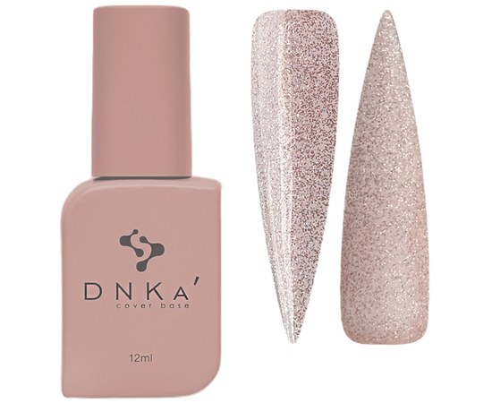 Изображение  Color base DNKa Cover №041 Stunning Beige-peach with holographic shimmer, 12 ml, Volume (ml, g): 12, Color No.: 41