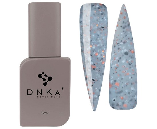 Изображение  Color base DNKa Cover №047 Trendy Marble wet asphalt with black and white particles and potalli particles, 12 ml, Volume (ml, g): 12, Color No.: 47