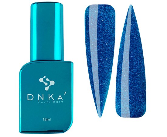 Изображение  База цветная DNKa Cover №088 Space Ярко-синяя светоотражающая, 12 мл, Объем (мл, г): 12, Цвет №: 088