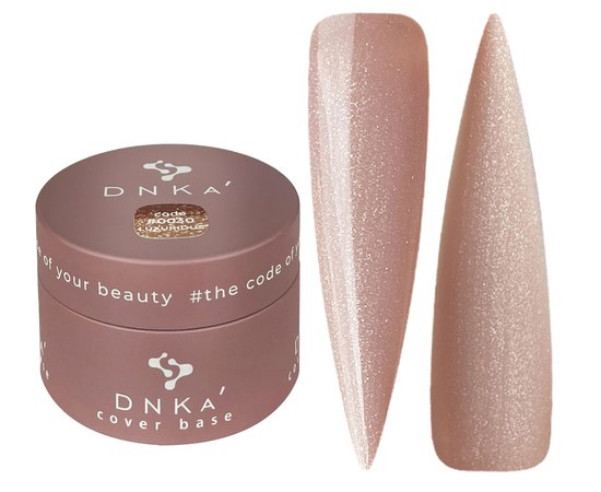 Изображение  Color base DNKa Cover №030 Luxurious brown-beige with silver shimmer, 30 ml, Volume (ml, g): 30, Color No.: 30