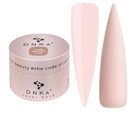 Изображение  Color base DNKa Cover №037 Cute Light beige-pink, 30 ml, Volume (ml, g): 30, Color No.: 37