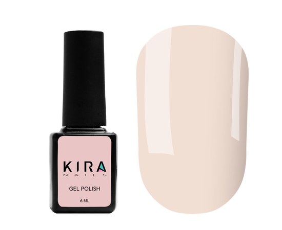 Зображення  Kira Nails French Base 005 (світло-бежевий), 6 мл, Об'єм (мл, г): 6, Колір: 005