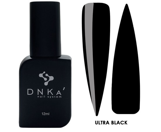 Изображение  DNKa gel polish black, 12 ml (GPDUB), Volume (ml, g): 12, Color No.: Black